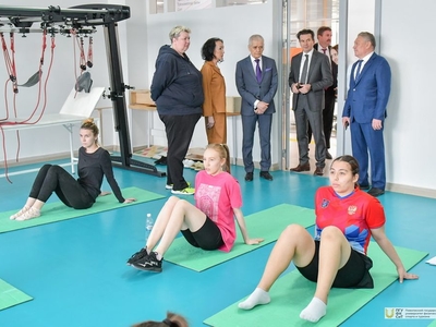 Геннадий Онищенко на объектах Поволжского университета / Фото: Павел Железняк