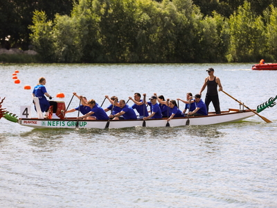 Заезд на лодках «Дракон» в рамках Кубка РТ по гребле на байдарках и каноэ