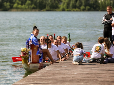 Заезд на лодках «Дракон» в рамках Кубка РТ по гребле на байдарках и каноэ