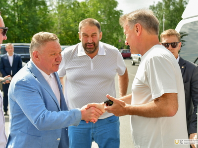 Герман Греф на объектах Поволжского университета