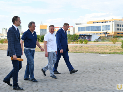 Виталий Мутко в Центре гребных видов спорта / Фото: Павел Железняк