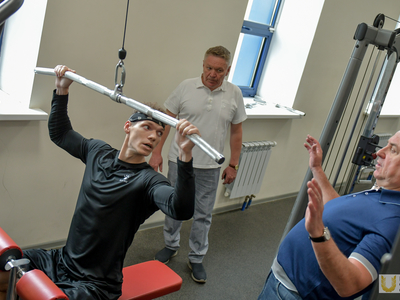 Виталий Мутко в Центре гребных видов спорта / Фото: Павел Железняк