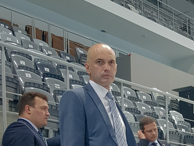 Министр спорта России Олег Матыцин во Дворце водных видов спорта