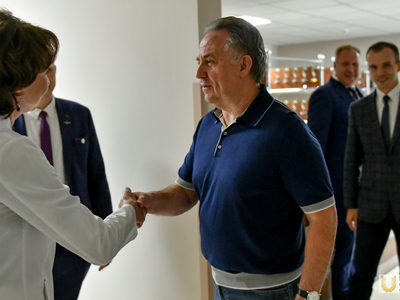 Виталий Мутко в Центре гребных видов спорта / Фото: Павел Железняк