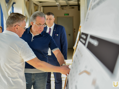 Виталий Мутко в Центре гребных видов спорта / Фото: Павел Железняк