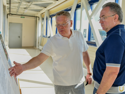 Виталий Мутко в Центре гребных видов спорта / Фото: Павел Железняк