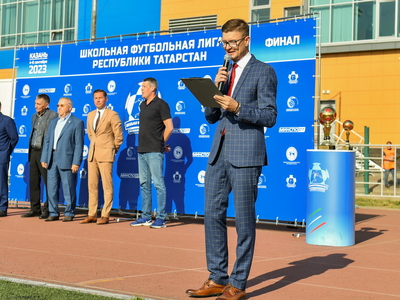 Открытие Школьной футбольной лиги РТ / Фото: Павел Железняк