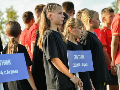 Открытие Школьной футбольной лиги РТ / Фото: Павел Железняк