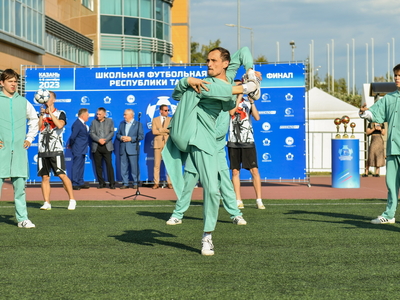 Открытие Школьной футбольной лиги РТ / Фото: Павел Железняк