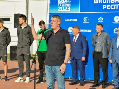 Открытие Школьной футбольной лиги РТ / Фото: Павел Железняк