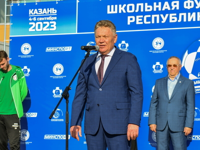 Открытие Школьной футбольной лиги РТ / Фото: Павел Железняк
