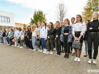 Поднятие флагов. 25.09.2023г. / Фото: Павел Железняк