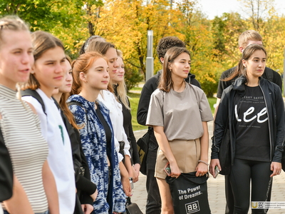 Поднятие флагов. 25.09.2023г. / Фото: Павел Железняк