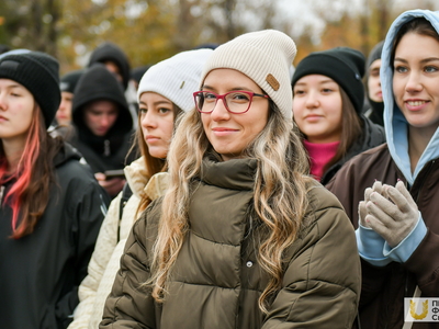 Поднятие флагов. Институт спорта / Павел Железняк
