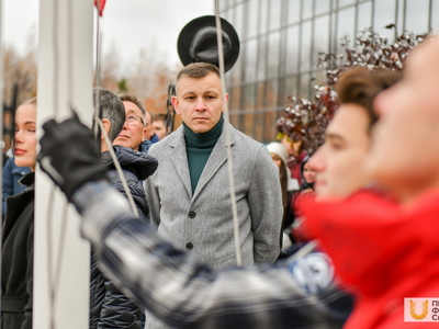Поднятие флагов. Институт спорта / Павел Железняк