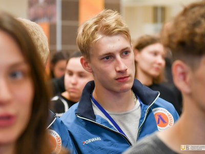 Встреча с олимпийской чемпионкой 2020 года Мариной Голядкиной / Фото: Павел Железняк