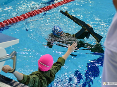 Новая Зарница. Прикладная плавательная эстафета / Павел Железняк