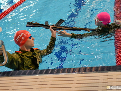 Новая Зарница. Прикладная плавательная эстафета / Павел Железняк