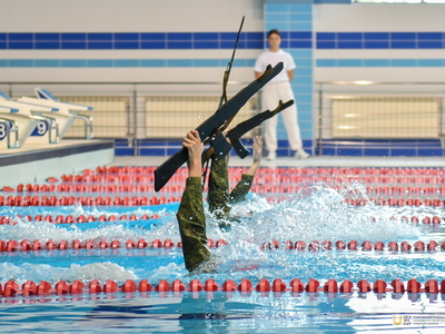 Новая Зарница. Прикладная плавательная эстафета / Павел Железняк