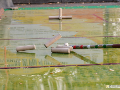 Городошный спорт. Открытие площадки / Павел Железняк