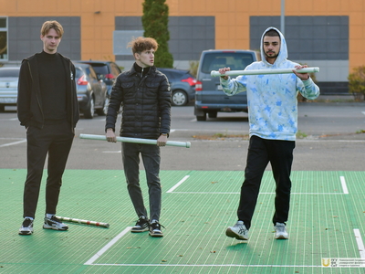 Городошный спорт. Открытие площадки / Павел Железняк