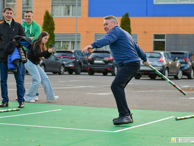 Городошный спорт. Открытие площадки / Павел Железняк