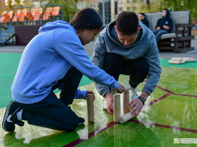 Городошный спорт. Открытие площадки / Павел Железняк