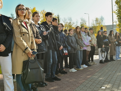 Поднятие флагов. МИГМиТ. 16.10.2023г. / Павел Железняк