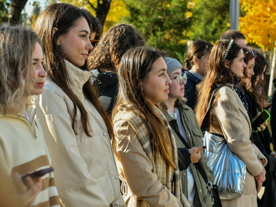 Поднятие флагов. МИГМиТ. 16.10.2023г. / Павел Железняк