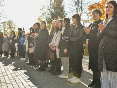 Поднятие флагов. МИГМиТ. 16.10.2023г. / Павел Железняк