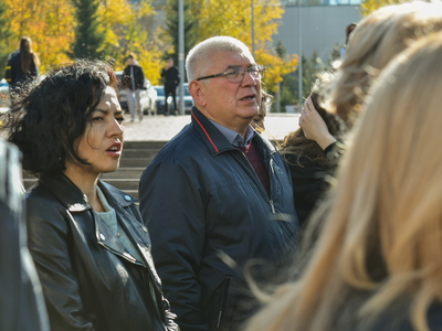 Поднятие флагов. МИГМиТ. 16.10.2023г. / Павел Железняк