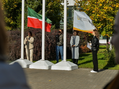 Поднятие флагов. МИГМиТ. 16.10.2023г. / Павел Железняк