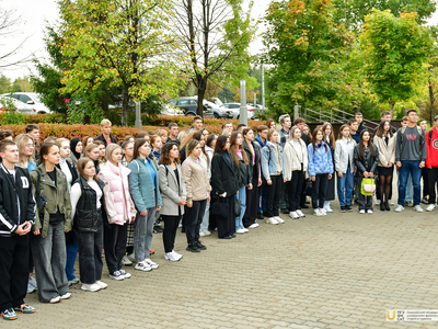 Поднятие флагов. 02.10.2023г. / Фото: Павел Железняк