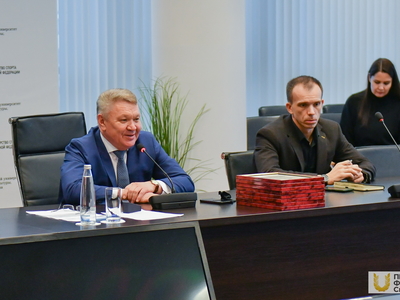 Встреча ректора с преподавательским составом Института спорта / Павел Железняк