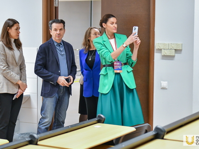 Олимпийская чемпионка Анна Чичерова в Поволжском университете / Павел Железняк