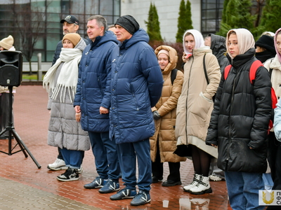 Поднятие флагов. Институт спорта. 13.11.2023г. / Павел Железняк