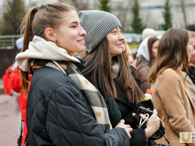 Поднятие флагов. Институт спорта. 13.11.2023г. / Павел Железняк