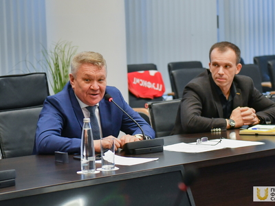 Встреча ректора с преподавательским составом Института спорта / Павел Железняк