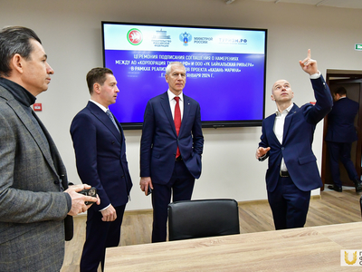 Министр спорта Олег Матыцин осмотрел Центр развития кадрового потенциала туротрасли и НИИ университета / Павел Железняк