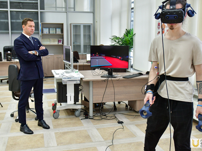 Министр спорта Олег Матыцин осмотрел Центр развития кадрового потенциала туротрасли и НИИ университета / Павел Железняк