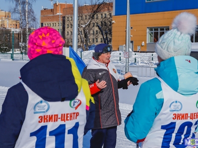 Спартакиада вуза среди ППС по лыжным гонкам / Марк Лозбенёв