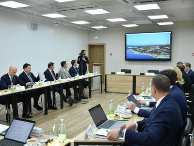 Открытие Центра кадрового потенциала туристической отрасли с участием Д.Чернышенко, Р.Минниханова / пресс-служба Раиса РТ