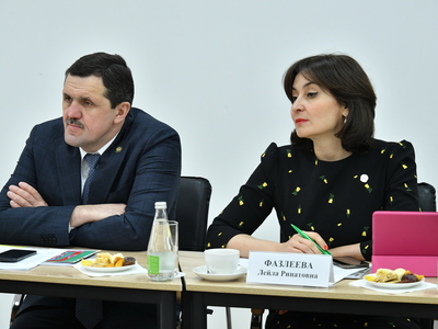 Открытие Центра кадрового потенциала туристической отрасли с участием Д.Чернышенко, Р.Минниханова / пресс-служба Раиса РТ