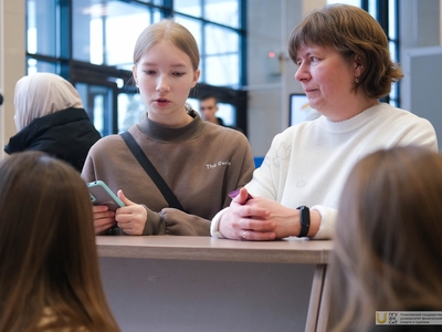 День открытых дверей. 28.01.2024г. / Ралина Фаваризова, Егор Данилов, Полина Земчихина