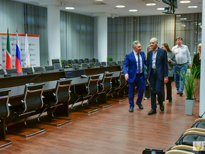 Визит делегации Международного российского олимпийского университета / Павел Железняк