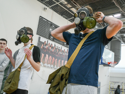 Колледж студентлары катнашында хәрби-гамәли спорт төрләре буенча турнир