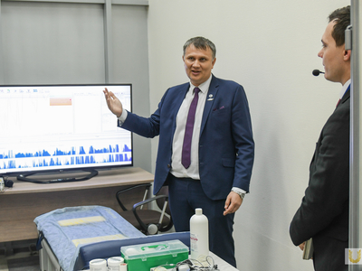 Preparations for the BRICS Games. Excursion of Heads of Delegations to the Research Institute / Pavel Zheleznyak