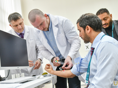 Visit of a delegation from the Abu Dhabi Aquatics Club (UAE) / Pavel Zheleznyak