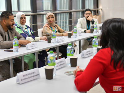 Kuwaiti delegation to the university's teaching and laboratory building / Pavel Zheleznyak