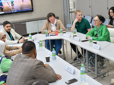 Kuwaiti delegation to the university's teaching and laboratory building / Pavel Zheleznyak